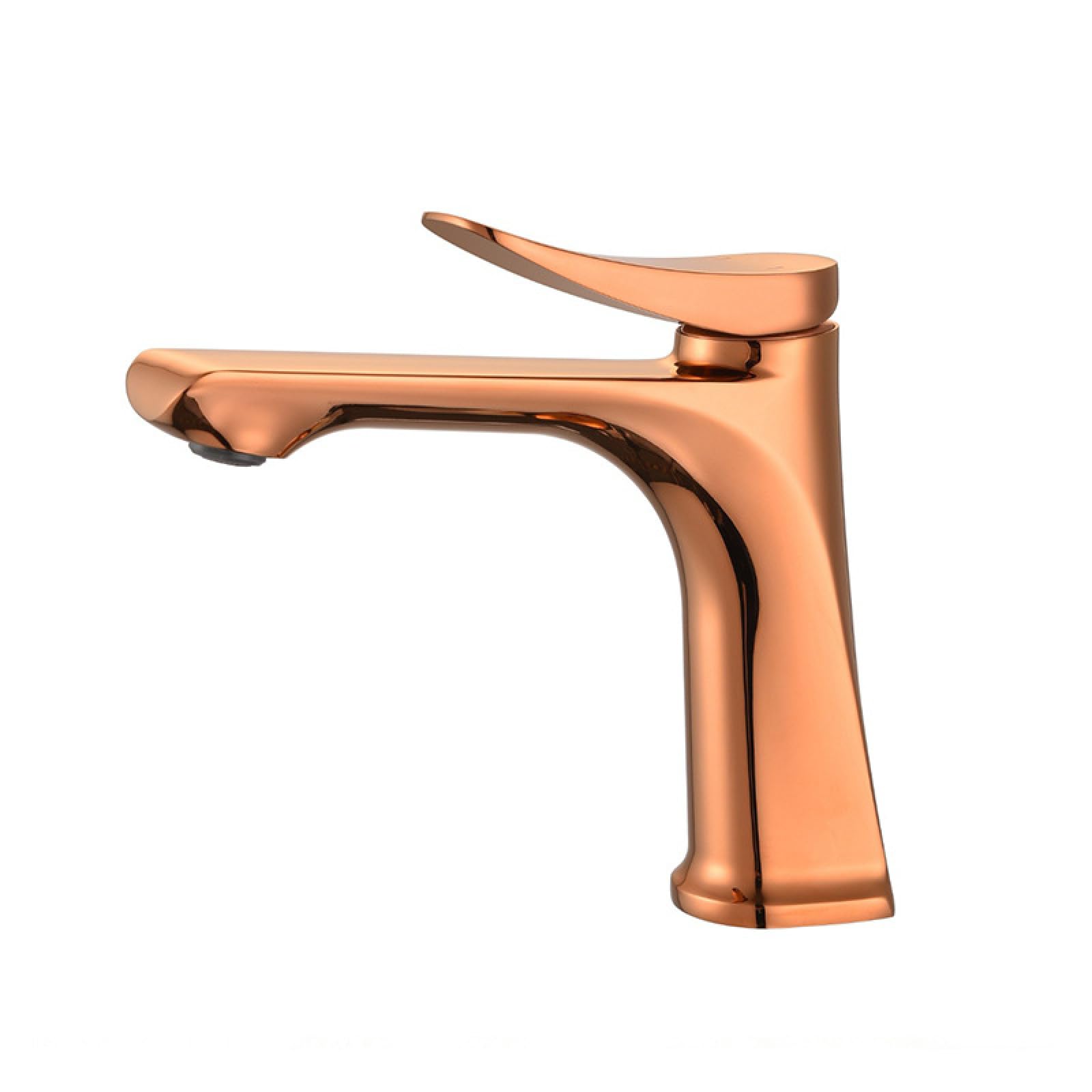 Fanjubei Rose Gold Copper Basin Faucet In The Bathroom,