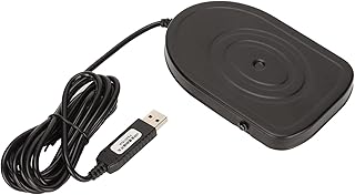 USB Foot Switch,Metal Pedal Mechanical Switch,HID Programmable Computer Keyboard/Mouse/Gaming/String/Multimedia Function Switch,Ergonomic Sensitive USB Foot Switch,for PC Gaming Media