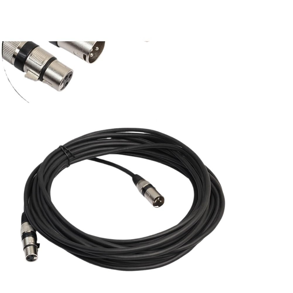3-pinowy kabel mikrofonowy XLR męski na żeński kabel audio, ekranowany kabel przedłużający do miksera mikrofonowego 3/* m/5 m/10 m/15 m/20 m (20)