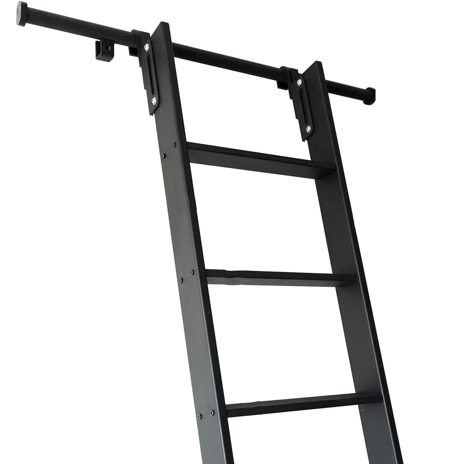  Rolling Library Ladder Track Hardware Kit for Various Ladder Thicknesses
| Metal Step Rods Cap Nuts and Sliding Hook As