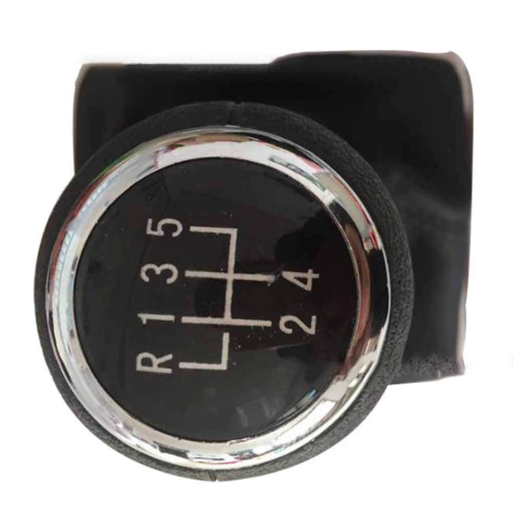Pommeau De Levier De Vitesse 6 Vitesses En Cuir PU Pour Ford Mondeo, S-Max, C-Max, Focus - Noir