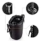Lobamop 4PCS Camera Case Lens Pouch Set Lens Case Klein Mittel Groß und Extra Groß für DSLR Camera Lens Bag Pouch StoßFest