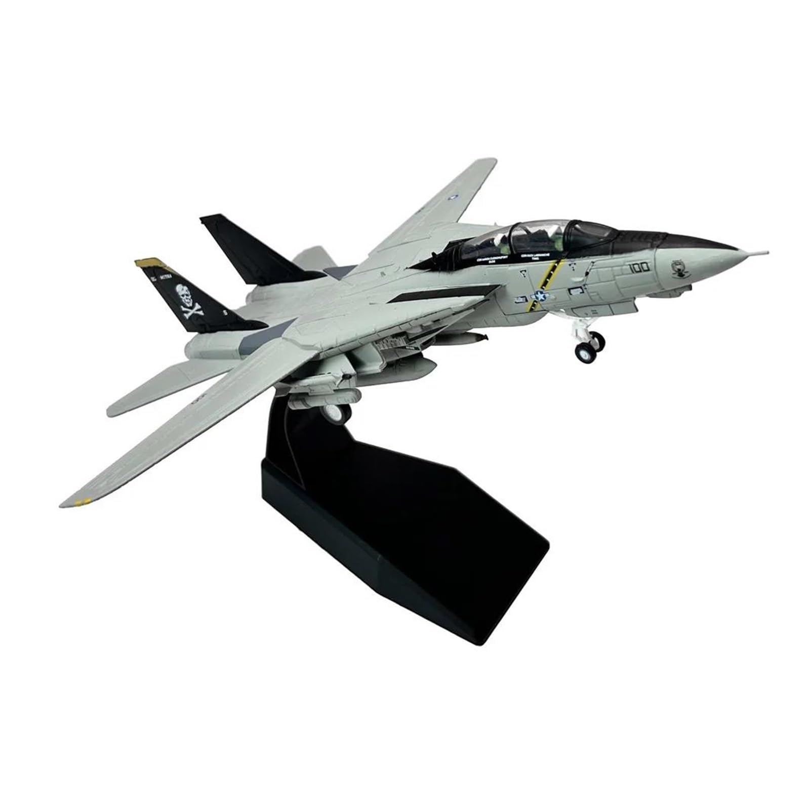 Aereo in Metallo pressofuso Scala 1/100 per Grumman F14 Tomcat Bombcat Fighter Collezione di Modelli di Aeroplano in Metallo pressofuso per Raccolta ed Esposizione (Stile 1)