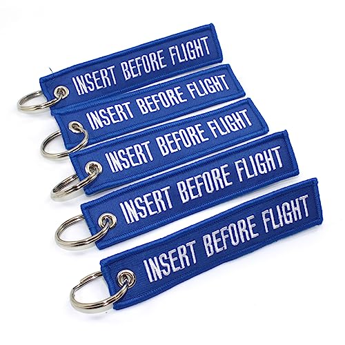 Baagialdic Rotary13b1 Insert Avant Vol Porte-clés – Bleu – 5 pcs