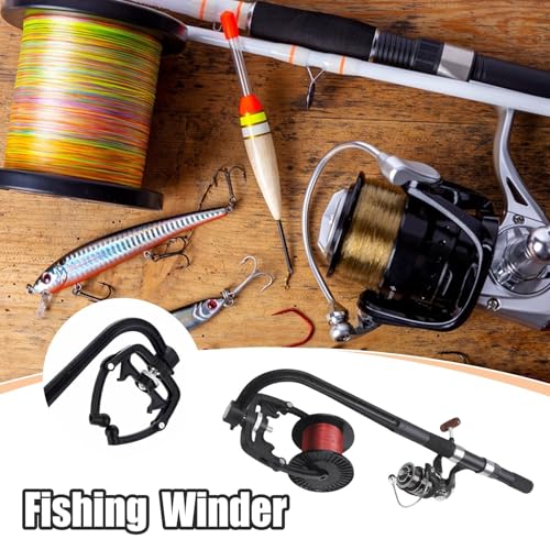 Carrete de línea de pesca y herramienta de enrollado compacto para carrete spin y casting 2