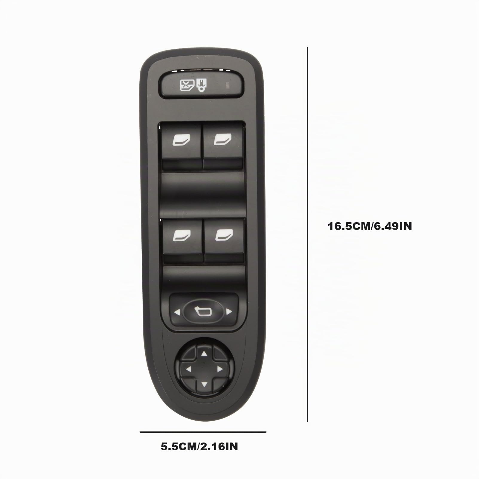 Interruttore Alzacristallo elettrico per 308 508 96644915 96644915XT 26pin | 26 pin C5 Interruttore finestra senza funzione ripiegamento dello specchio 30170396 6490.28