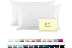 Queen Silk Pillow Cases Set of 2 - Supreme Comfort for Hair and Skin