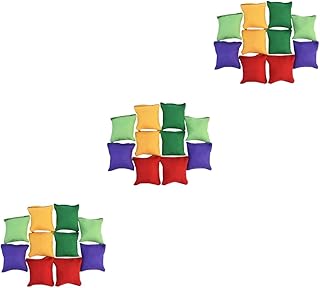 ABOOFAN 30 Peças Sacos De Areia Com Furos Para Jogar Pufes Suprimentos Para Jogos De Carnaval Sacos De Feijão Para Jogar Pequenos Pufes Brinquedos Para Crianças Brinquedos Externos