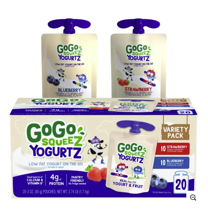 GoG'o Squee'Z Strawberry Blueberry Pack