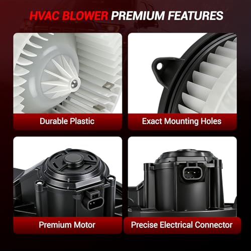 Image of HVAC Blower Motor Fan Assembly 700270 Compatible with 2010 2011 2012 Fusion MKZ 2010 2011 Milan, Replaces 13369460 15-81732 75874 PM9381