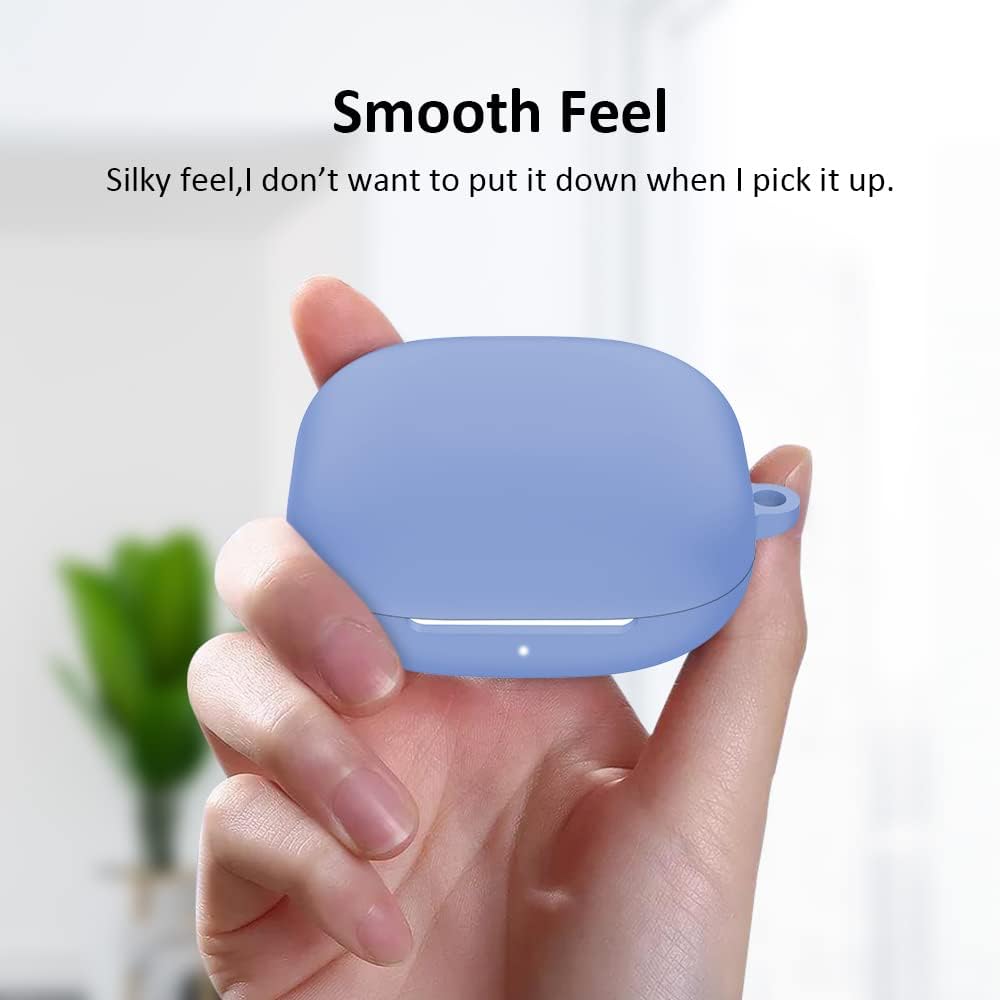 Fit Pro Case Cover Replacement for Beats Fit Pro – True Wireless Noise Cancelling Earbuds, Blue Silicone Skin Glow in Dark for Men Women - LEFXMOPHY