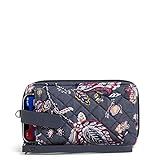 Vera Bradley Cotton Smartphone Wristlet with RFID Protection, Felicity Paisley