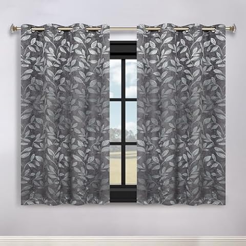Superior Room Darkening Blackout Curtains Set Cover