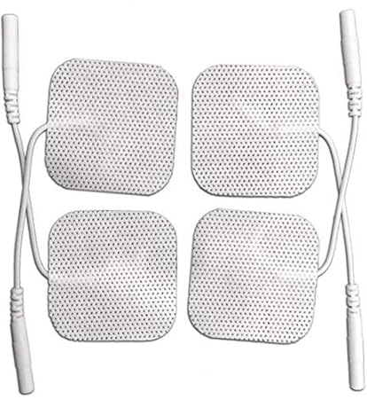 Physiogears White Physiotherapy Equipments Self Adhesive Electrode Pads For Electronic Stimulators, Ift, Tens,Ems & Pulse Massagers (4)