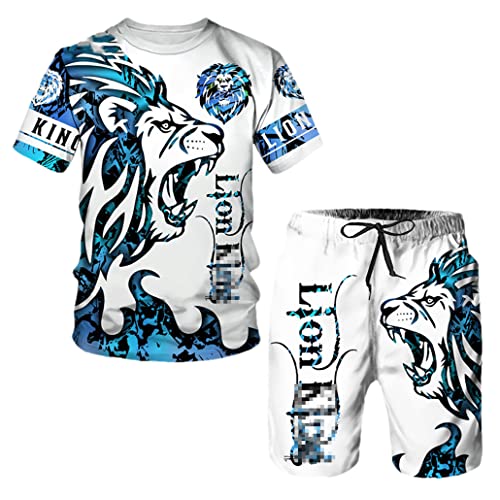 Ensemble survêtement homme XXXXL t-shirt short contre la chaleur
