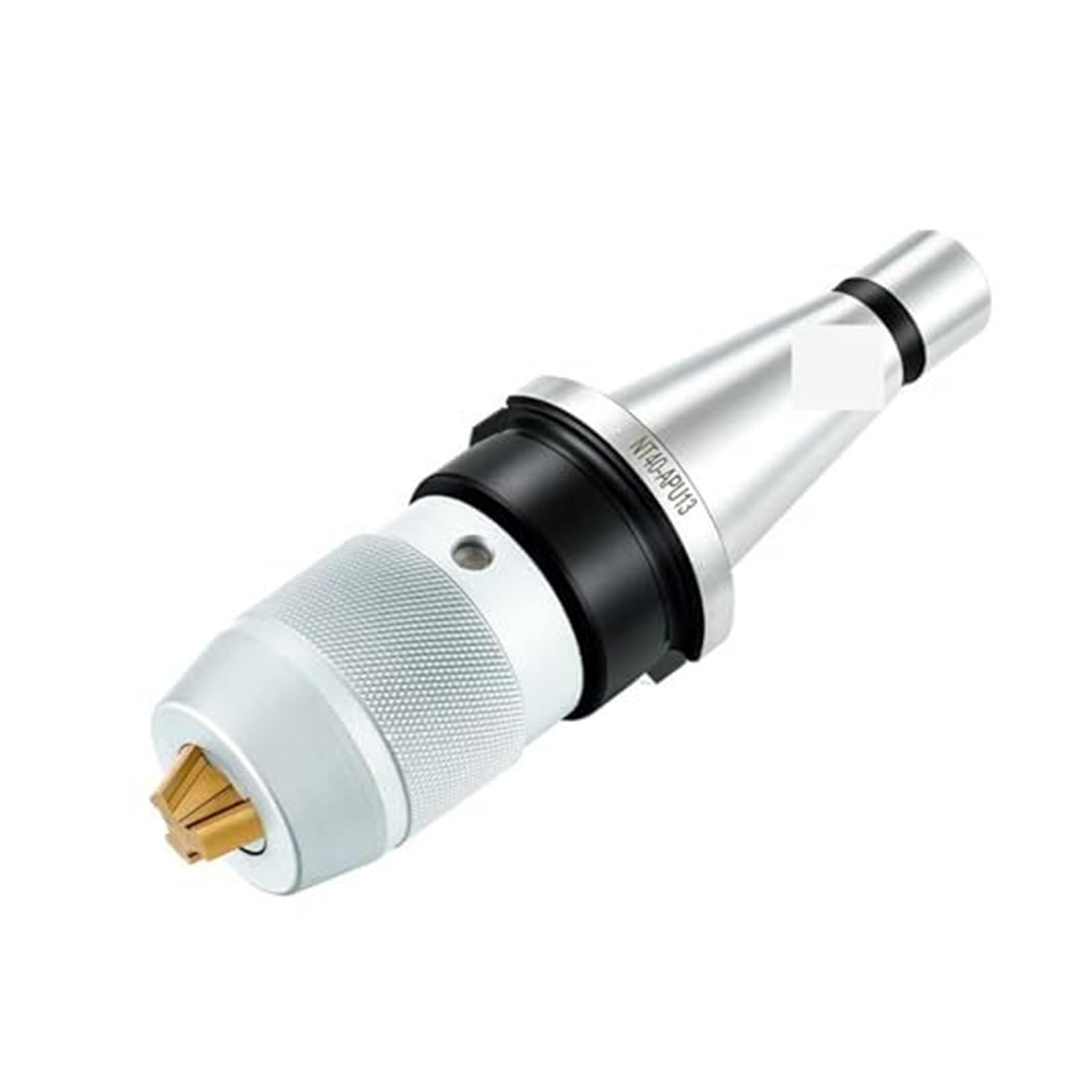 Lathe Chuck, NT30 NT40 APU08 APU13 APU16 Tool Holder for CNC Integrated Self Tightening Drill Collet(NT40-APU13(1-13mm); B)
