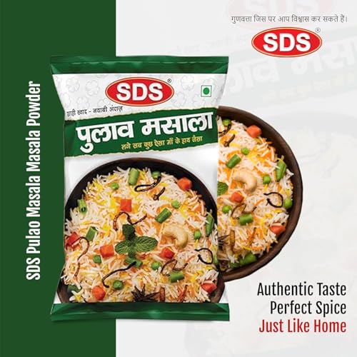 Image of SDS Pulav /Pulao Biryani Masala - 50g (Pack of 2) | Perfect for Biryani, Pulao, Fried Rice & Tawa Pulao | Pure, Aromatic & Natural | No Preservatives or Colors