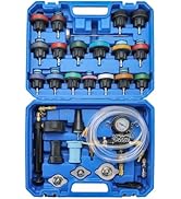 Acymner 28PCS Radiator Pressure Leakage Tester Kit for Vehicles | Universal Vacuum Type Cooling S...