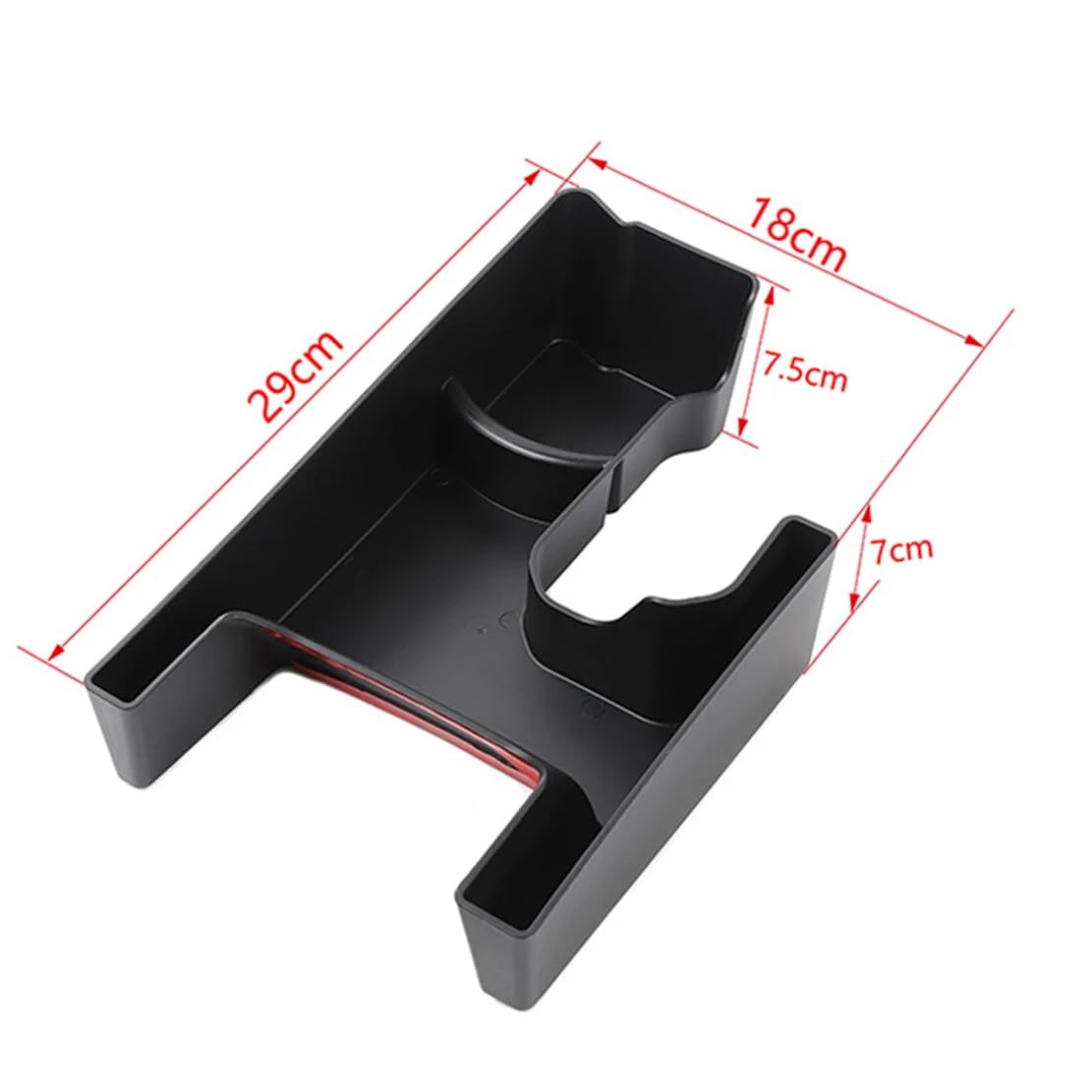 Auto Center Console Cup Halter Gearschichtablagerungsbox, kompatibel mit Suzuki Jimny JB64 JB74 bei Model 2019-2023, Stauung von Aspidying-Zubehör