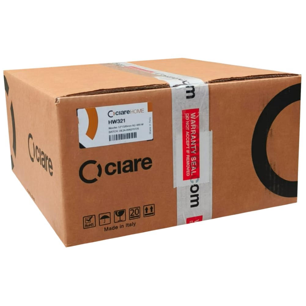 KIT SET PER CIARE HW321, 1 woofer da 30 cm 300 mm 12", 150 watt rms 400 watt max, impedenza 8 ohm, sospensione in gomma, sensibilità 93 db, per casa, 1 pezzo