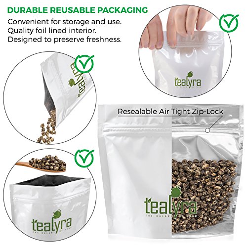 image for Tealyra - Imperial Jasmine Dragon Pearls - 8-Ounce - Green Tea Loose L