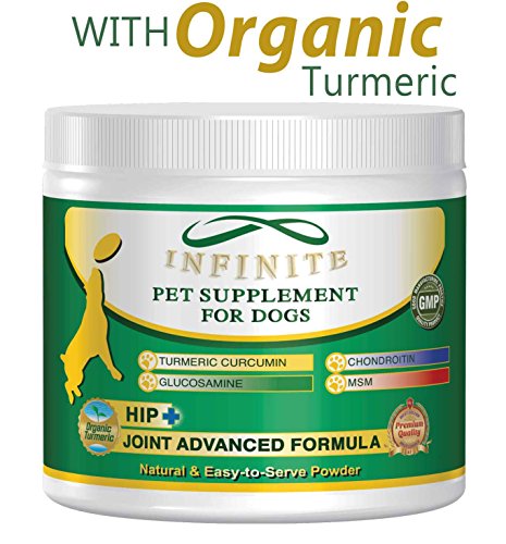 All-Natural Hip & Joint Supplement for Dogs - Powder - with Glucosamine, Chondroitin