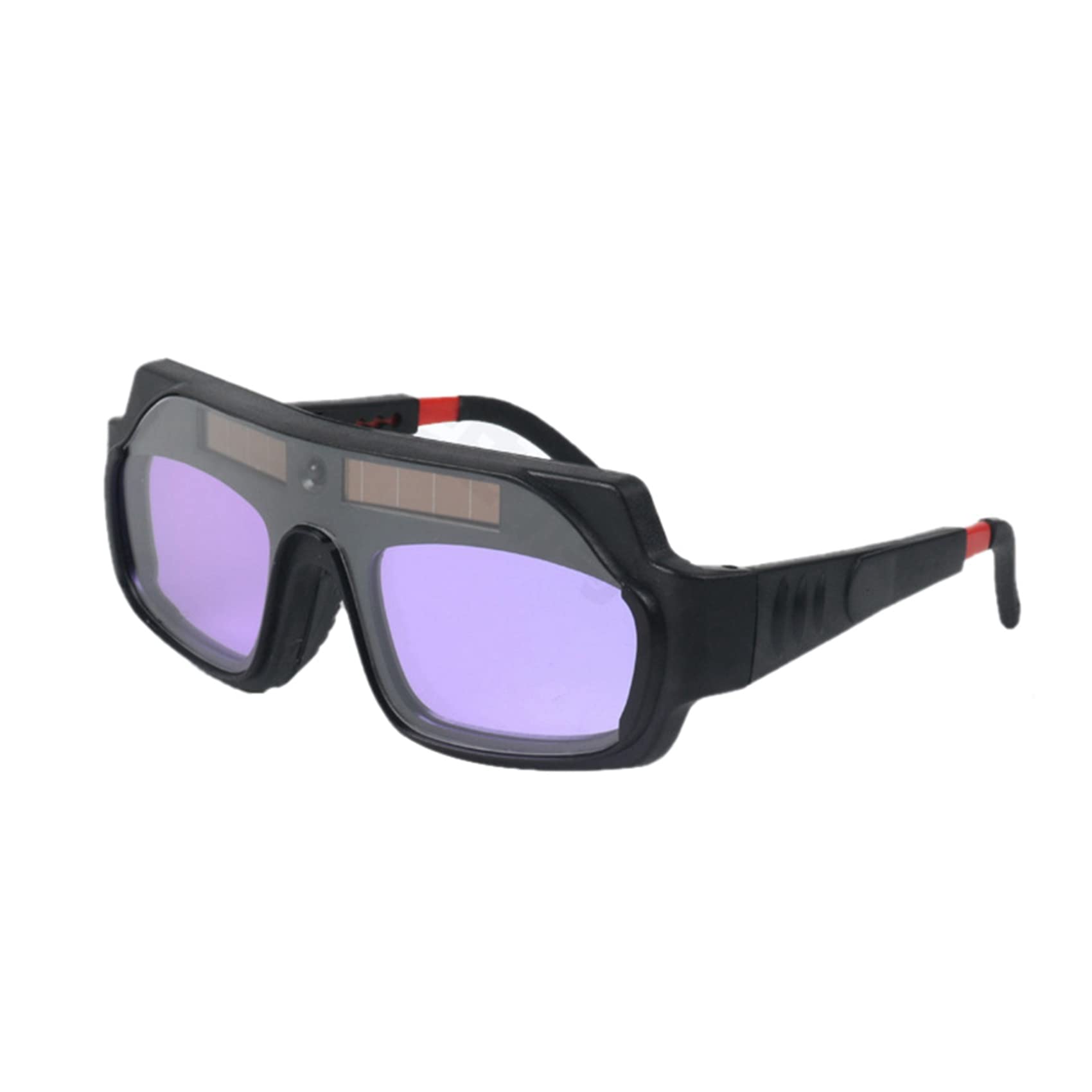 3X Gafas de Soldadura de Oscurecimiento Automático Gafas de Soldador de Vista Grande Antiarañazos para Corte de Plasma con Lentes de 30 Piezas