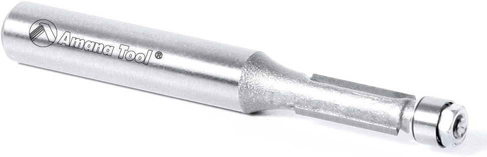 Amana Tool - MR0102 Carbide Tipped Miniature Flush Trim 3/16 Dia x 7/16 x 1/4" Shank w