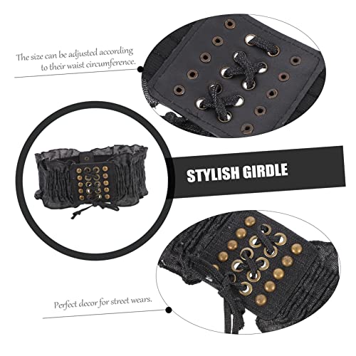 Waist Corset Belt Elastic Girdle Denim Waistband Men's Stretchable Belt2