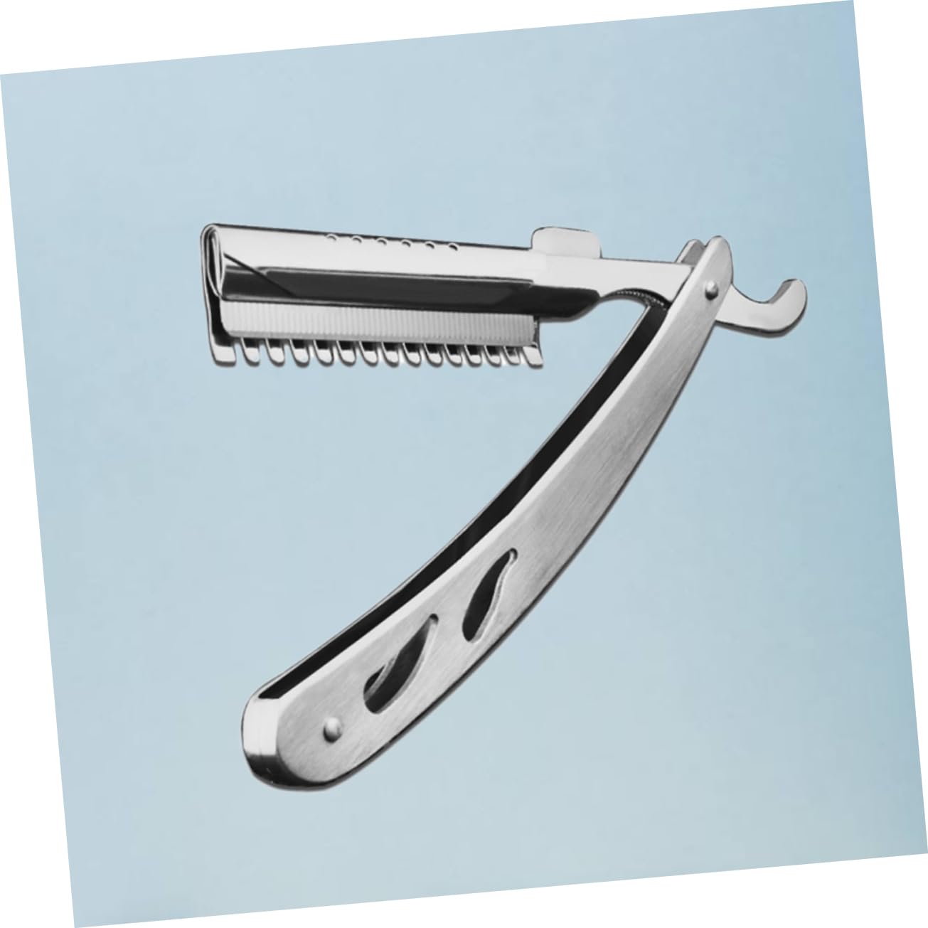 VALICLUD Folding Beard Cut Knife Vintage Shaving Razor Face Shaver Eyebrow Blade for Men