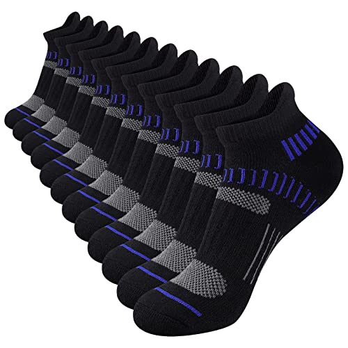 Comfoex 10 Pairs Boys Socks For Kids 4-6 8-10 6-8 Years Old Athletic Ankle Socks Short Cotton Socks With Cushioned Sole #TOP6