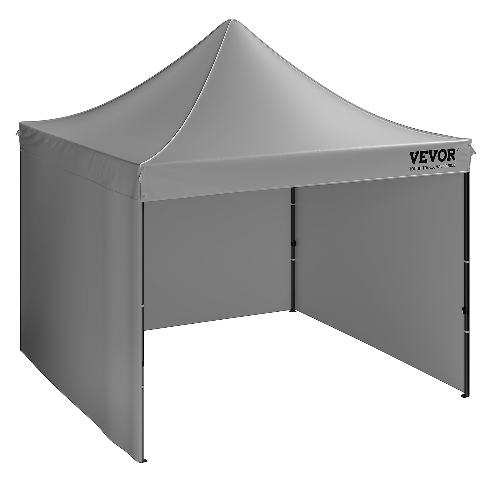 VEVOR Gazebo Tenda Pop-up Pieghevole con Pareti Laterali Rimovibili Gazebo 304,8 x 304,8 cm Portatile con Borsa a Rotelle, Tendalino Impermeabile per Eventi Feste Campeggio all'Aperto Giardino Cortile