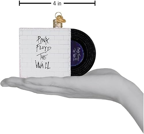 Miniatura 3 de Old World Christmas The Wall Album Cover Adorno de cristal para árbol de vacaciones