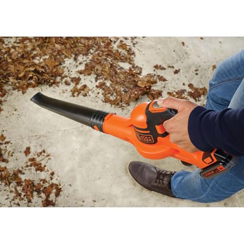 Souffleur à feuilles 209 Km/h BLACK+DECKER avec technologie PowerCommand
