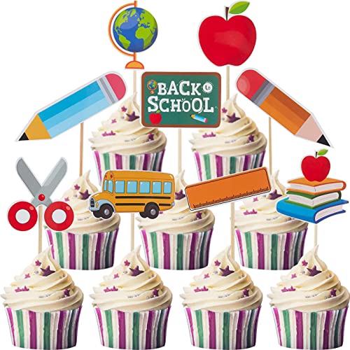 Cadeaux pour enseignants décorations de cupcakes rentrée scolaire pour fête de bienvenue