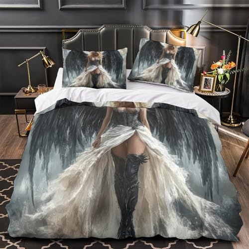 Housse de couette douce résistante en microfibre premium 260x220 - 2