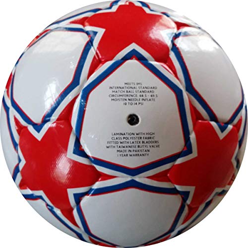 Soccer Ball - Hand Stitched Size 5 - Match Level Pu Leather - Classic Soccer Ball - 5 Balls #TOP3