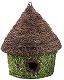 SuperMoss (56053) Bungalow Woven Birdhouse Medium, 9.5' by 10.5', Fresh Green