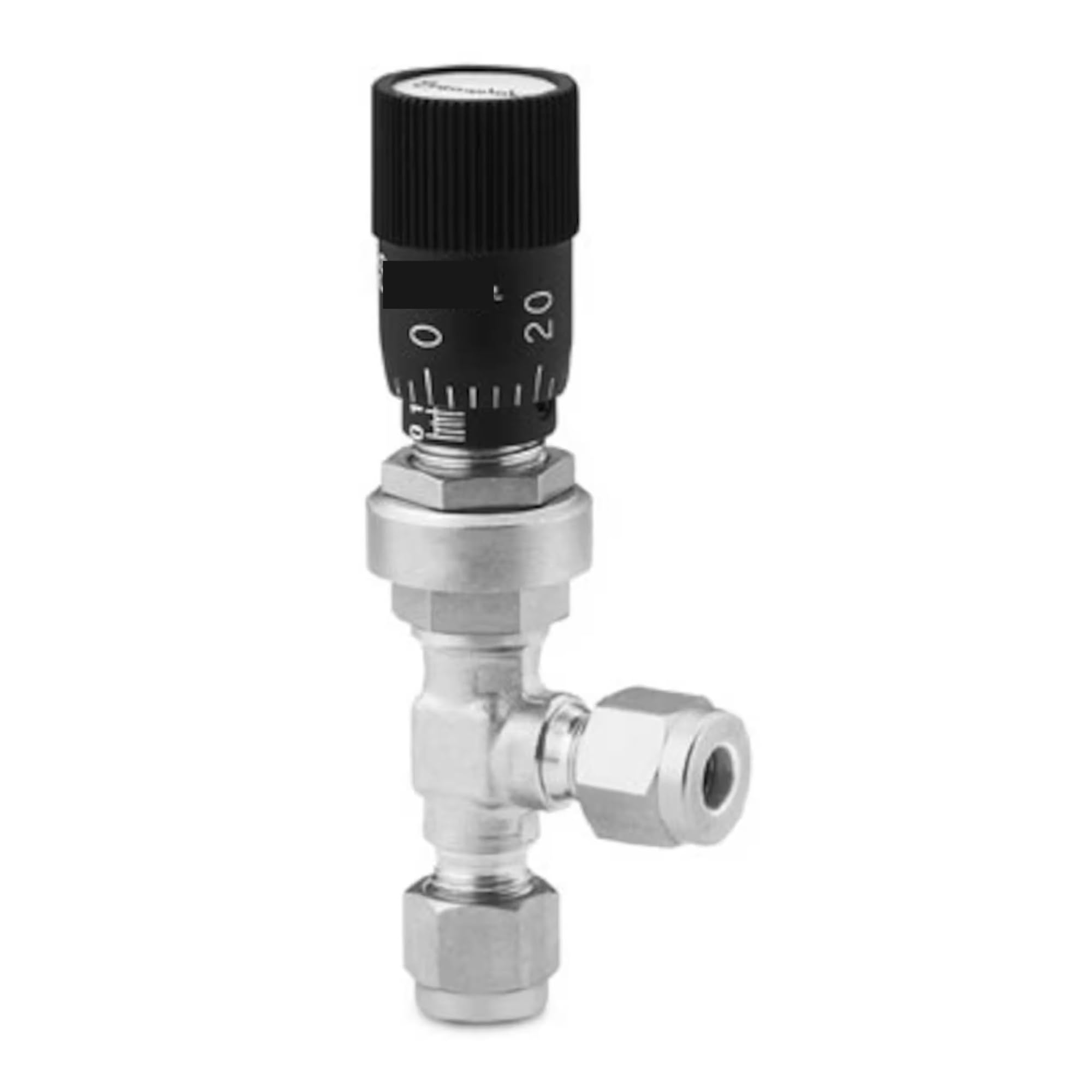 SS-4MA-MH, Conector for Tubo de 1/4 pulg., Mango Vernier Tipo ángulo