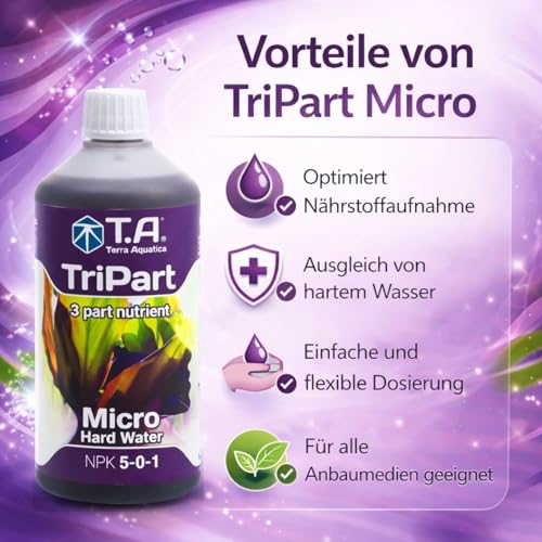 T.A. Flora Micro 10 L Weedness Terra Aquatica engrais de croissance complet - 2