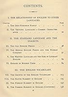 The History of the English Language By Oliver Farrar Emerson B000W21A78 Book Cover