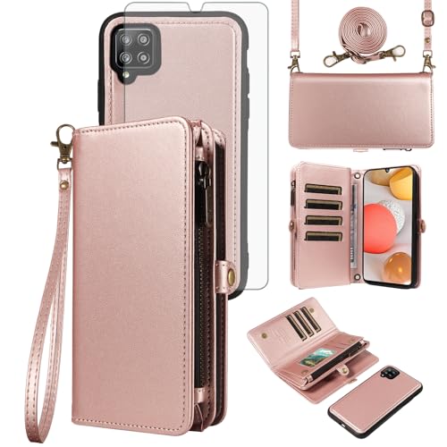 Coque Samsung Galaxy A42 5G Asuwish Rose Or antichoc
