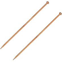 simarro Bamboo Knitting Needle, 10-Inch Long Wooden Knitting Needles