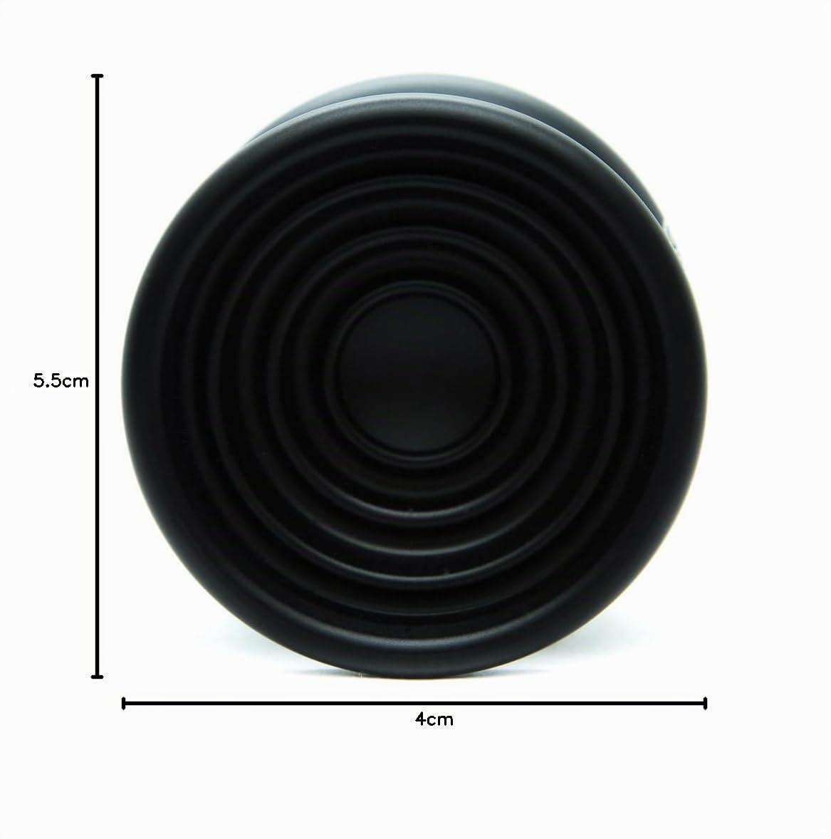 YoYo Factory Bullseye Jo jo – Präzises Profi JoJo aus Metall für Fortgeschrittene – Leerlauf JoJo für DNA Tricks & mehr - Schwarz
