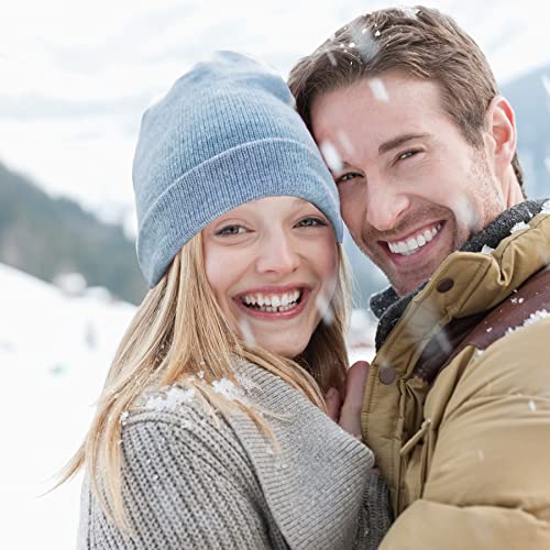 NPQQUAN Unisex Beanie Hats for Men Women Winter Knit Beanies Beige