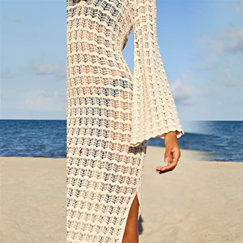 Robe de plage en tricot de qualité supérieure et coupe évidée chic