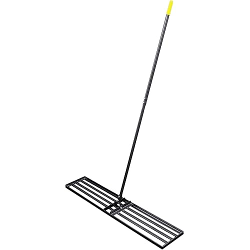 Lawn Leveling Rake - Heavy Duty Level Rake - 45-Inch Wide 69 Inch Handle Lawn Leveler, Levelawn Tool for Garden, Golf Couse, Farm, Backyard…