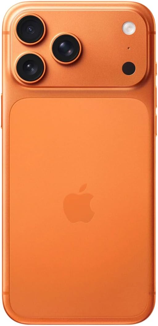 Apple iPhone 17 Pro Max, US Version, 2TB, eSIM, Cosmic Orange- Unlocked (Renewed)