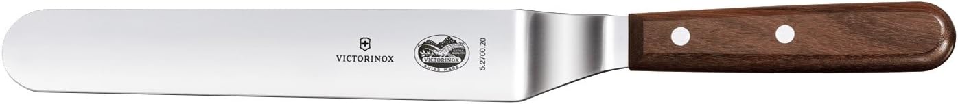 Victorinox 5.2700.25 Offset Spatula, 9.8 Inches (25 cm), Wood Cake, Professional