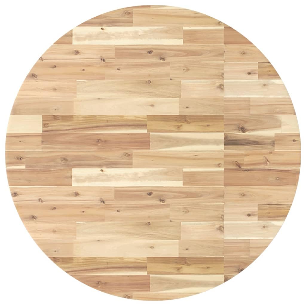 vidaXL Table Top Round Γ90x4 cm Solid Wood Acacia